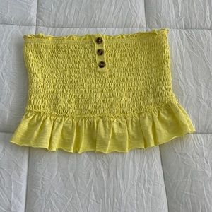 yellow tub top